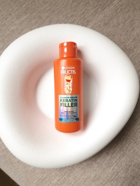 Garnier Fructis, Goodbye Damage, Kuracja do włosów, Keratin Filler, Odbudowująca od wewnątrz, Do spłukiwania 