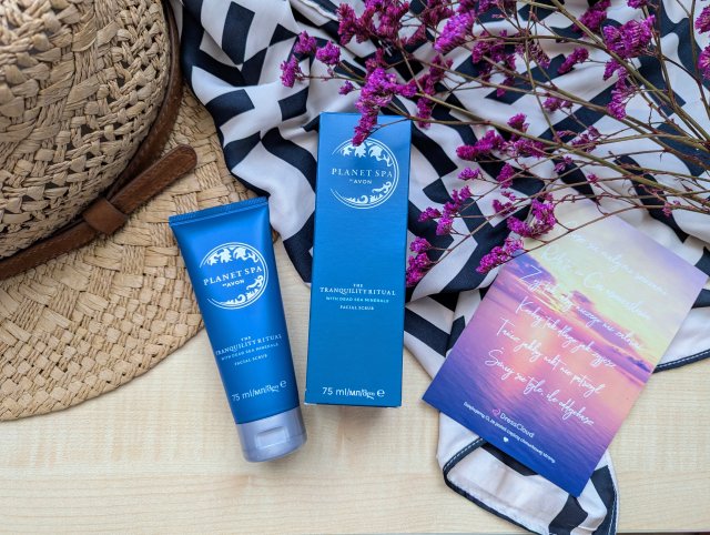 Avon Planet Spa, The Tranqulity Ritual, Peeling do twarzy, Z minerałami z morza martwego