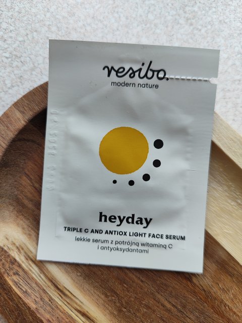 Resibo Serum do twarzy, heyday, Lekkie, Z potrójną witaminą C i antyoksydantami 