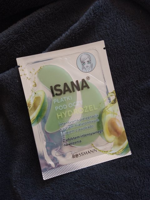 Isana Płatki hydrożelowe z kwasem hialuronowym i olejem z awokado
