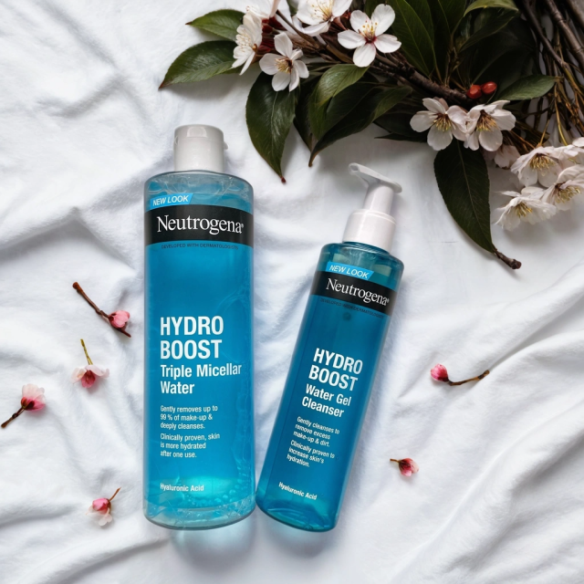 Neutrogena Hydro Boost Woda micelarna i Żel do mycia twarzy