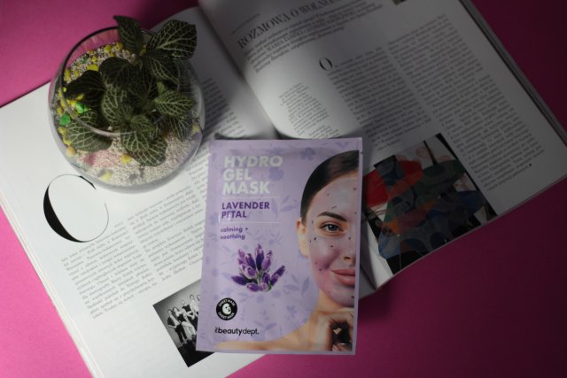 The Beauty Dept. Maseczka do twarzy w płacie, Hydrogel Mask, Lavender Petal, Calming + Soothing