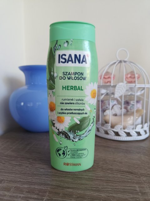 Isana Szampon do włosów, Herbal, Camomile & Sage