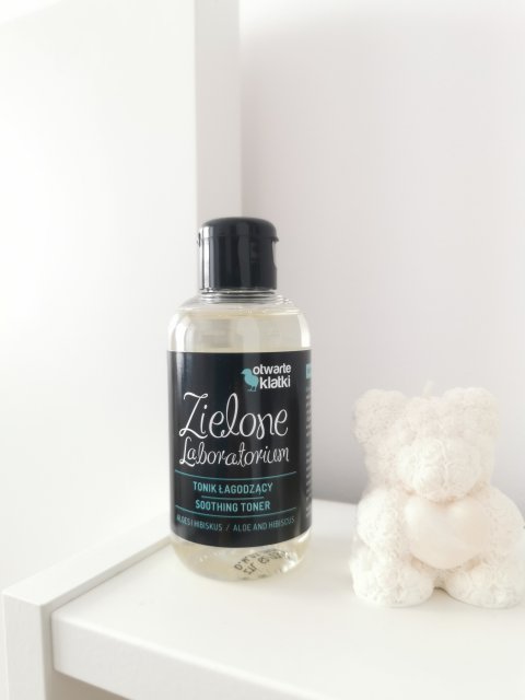 Zielone Laboratorium Tonik do twarzy, Łagodzący, Aloes i Hibiskus