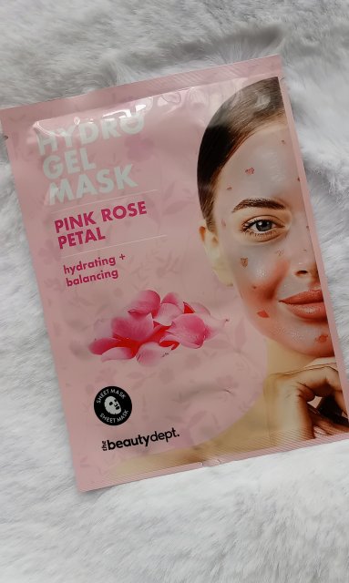 The Beauty Dept. Maseczka do twarzy w płacie, Hydrogel Mask, Pink Rose Petal, Hydrating + Balancing