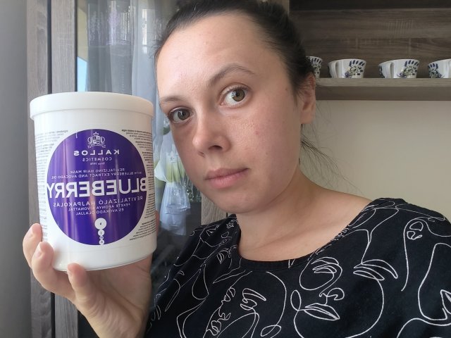 Kallos Maska do włosów, Blueberry