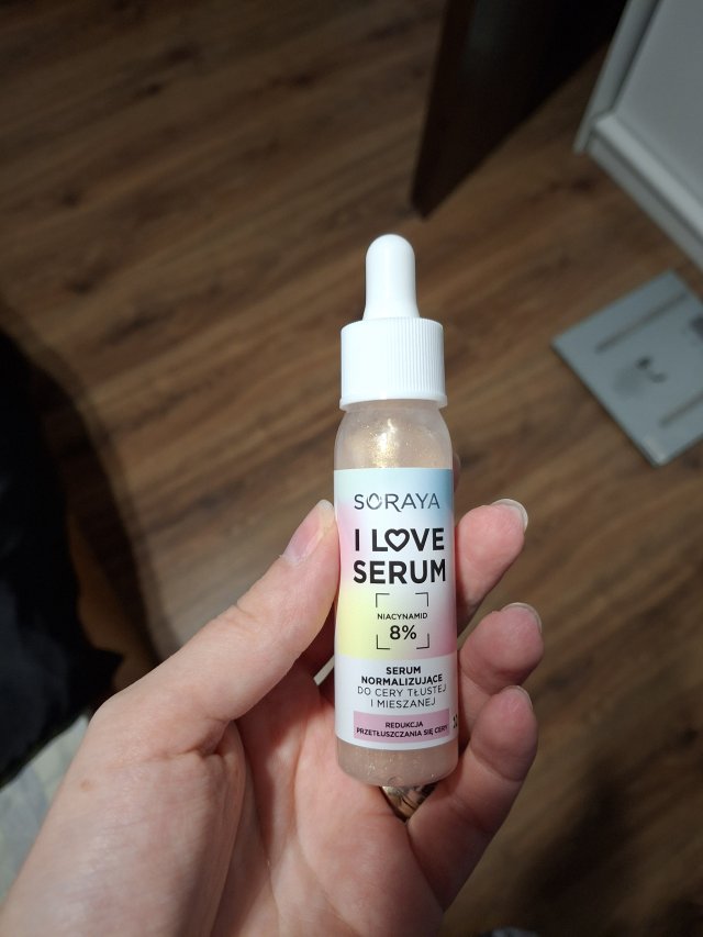 Soraya I Love Serum, Serum do twarzy, Normalizujące, Do cery tłustej i mieszanej, Niacynamid 8%, Redukcja przetłuszczania się cery
