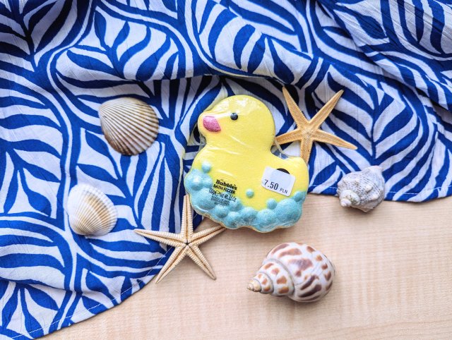 PS... Kula do kąpieli, Bath Fizzer, Musująca, Kaczuszka