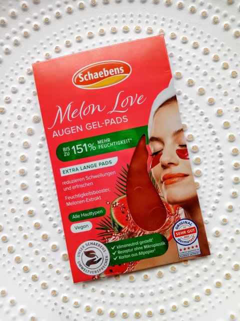 Schaebens Płatki pod oczy, Hydrożelowe, Melon Love