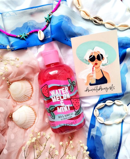 Bubble T Żel do kąpieli i pod prysznic, Watermelon & Mint