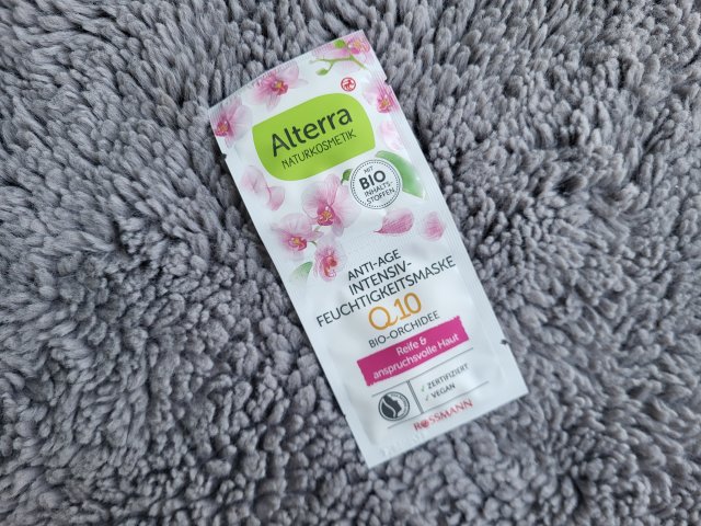 Alterra Maseczka do twarzy, Anti-Age, Intensywna, Nawilżająca, Q10, Orchidea Bio