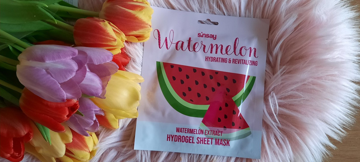 SINSAY Maska na twarz, Hydrożelowa, Watermelon Extract
