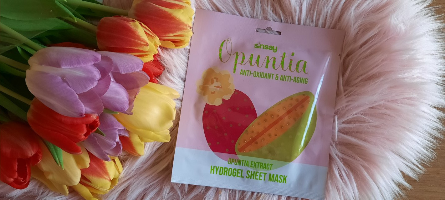 SINSAY Maska do twarzy w płacie, Hydrożelowa, Opuntia Extract