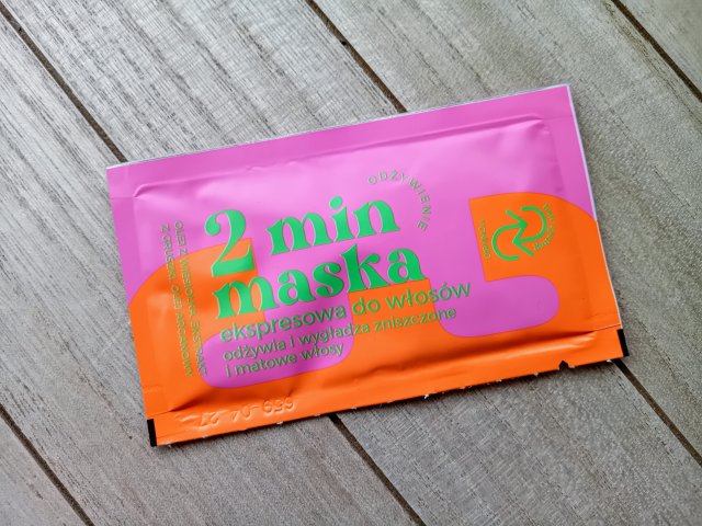 OnlyBio Hair Cycling, Maska do włosów, 2-minutowa, Ekspresowa, Olej z wiesiołka, Ekstrakt z gruszki, Olej arganowy
