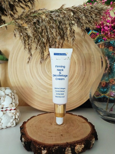 Novaclear Collagen, Krem do szyi i dekoltu, Ujędrniający 