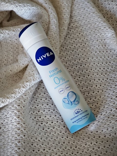 Nivea Antyperspirant w sprayu, Fresh Natural, 0% aluminium 