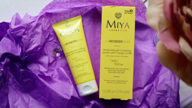 Miya Cosmetics myWONDERbalm, Hello Yellow nawilżająco-odżywczy krem z masłem mango