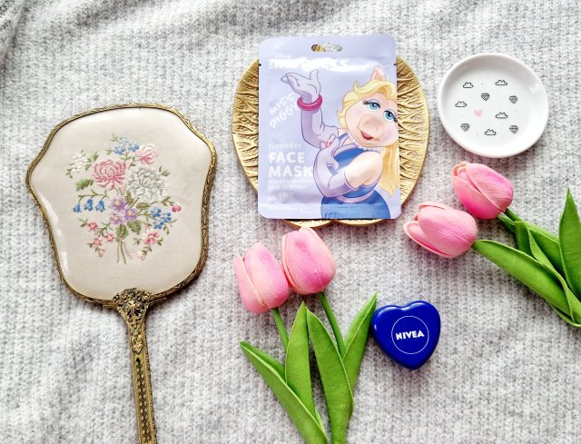 Mad Beauty Maska do twarzy w płacie, The Muppets, Miss Piggy, Lavender