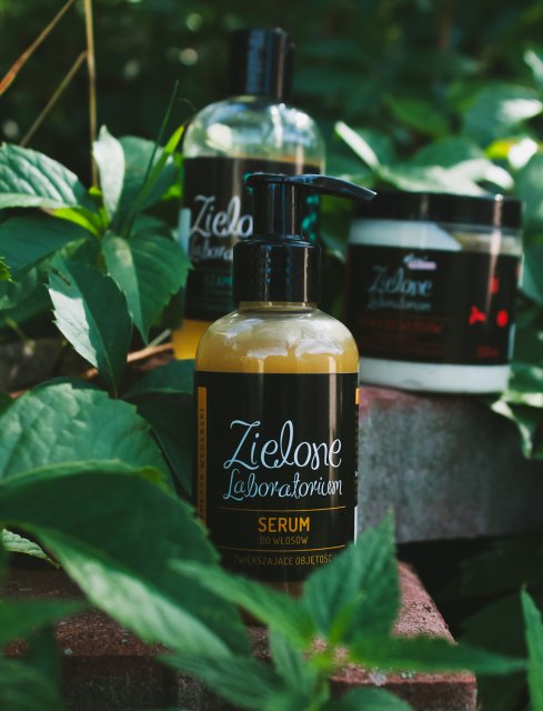 Zielone Laboratorium Serum do włosów, Zwiększające objętość