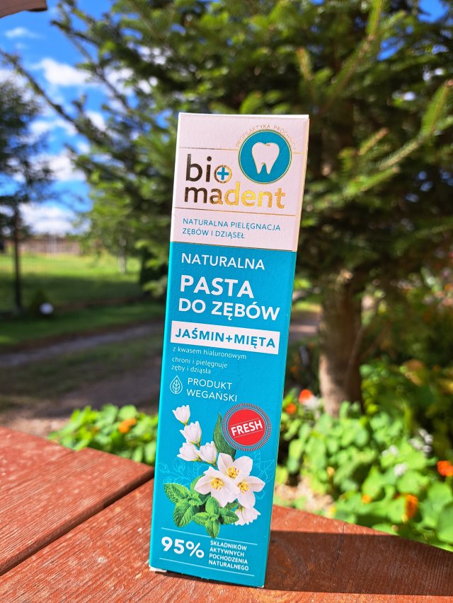 bio madent Pasta do zębów, Naturalna, Jaśmin + mięta