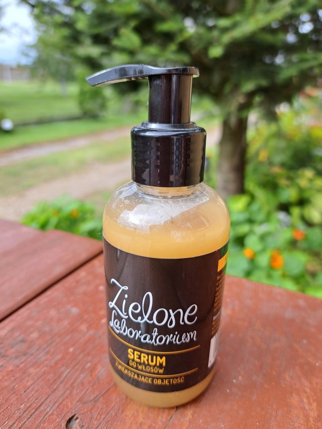 Zielone Laboratorium Serum do włosów, Zwiększające objętość