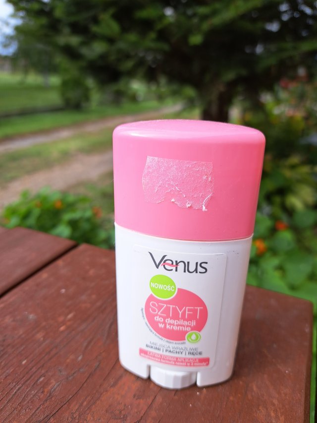 Venus Sztyft do depilacji w kremie, Miejsca wrażliwe, Bikini, pachy, ręce