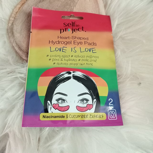 Selfie Project Płatki pod oczy, Hydrożelowe, Love Is Love, Niacynamide & Cucumber Extract