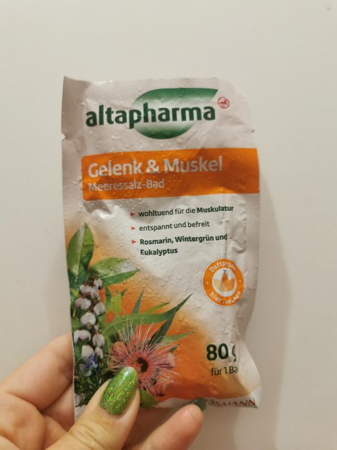 Altapharma Sól do kąpieli, Morska, Relaksująca, Gelenk & Muskel