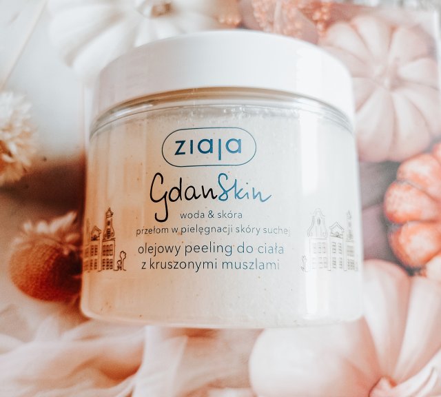 Ziaja GdanSkin, Woda & Skóra, Peeling do ciała, Olejowy, Z kruszonymi muszlami