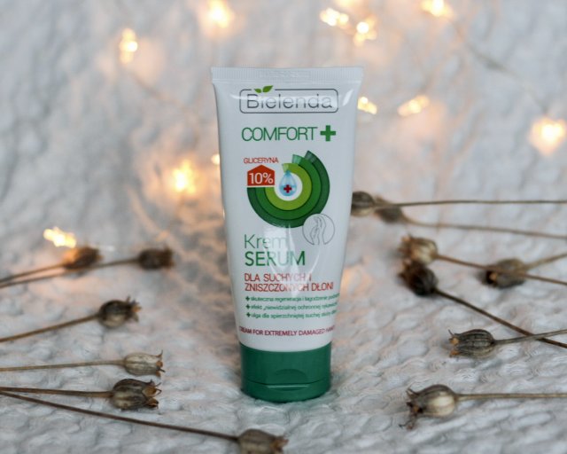 Bielenda Comfort +, Krem-serum, Na popękane i zrogowaciałe pięty, Gliceryna 10%