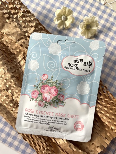 ésfolio Maska do twarzy w płacie, Rose Essence Mask Sheet 