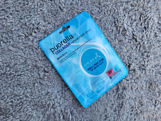 Puorella Maska do twarzy w płacie, Collagen Natural Mask Sheet