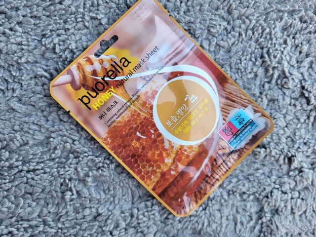Puorella Maska do twarzy w płacie, Honey Natural Mask Sheet