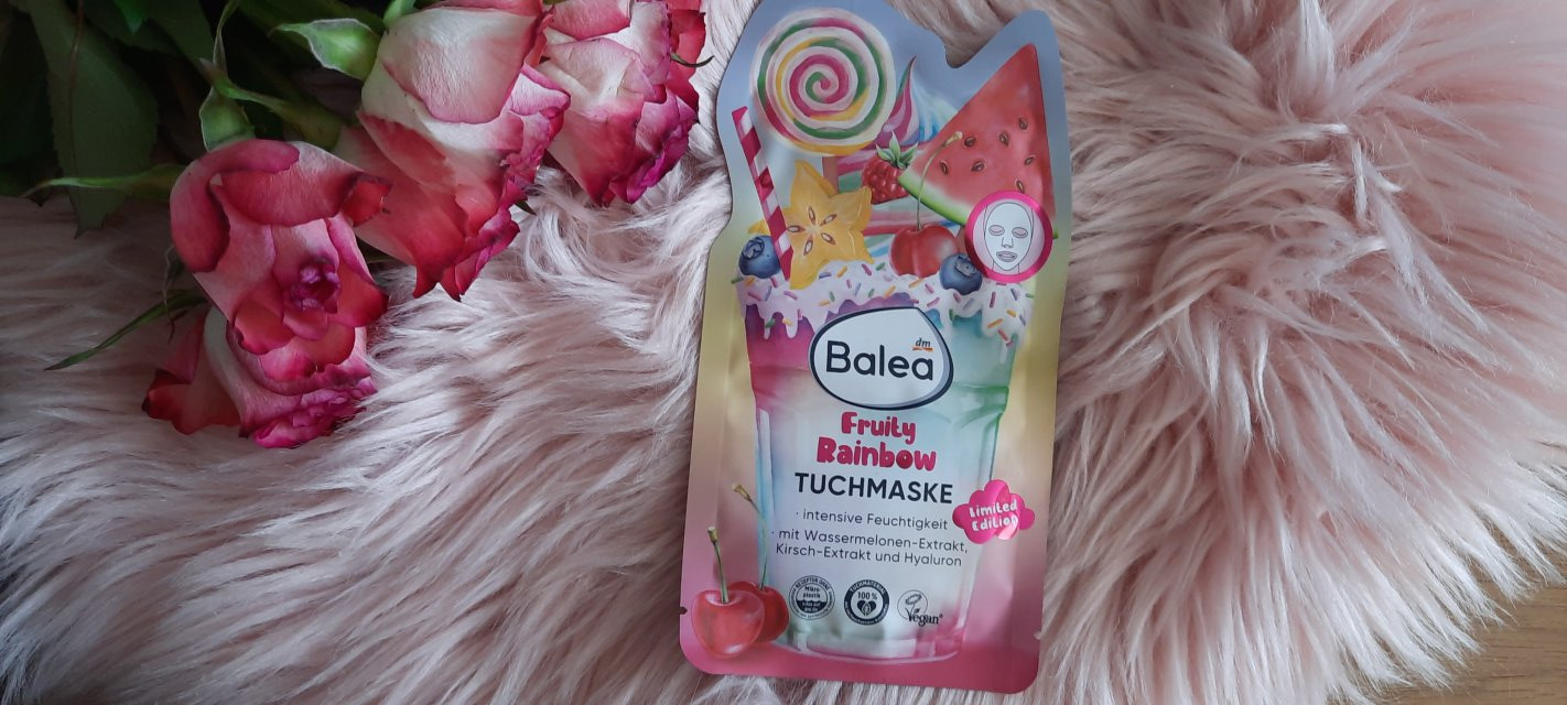 Balea Maseczka do twarzy w płacie, Fruity Rainbow