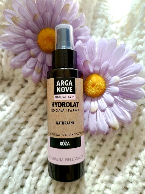 Arganove Moroccan Beauty, Hydrolat do ciała i twarzy, Róża
