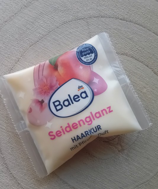 Balea Kuracja do włosów, Seidenglanz, Jedwabista gładkość, Pfirsich-Duft