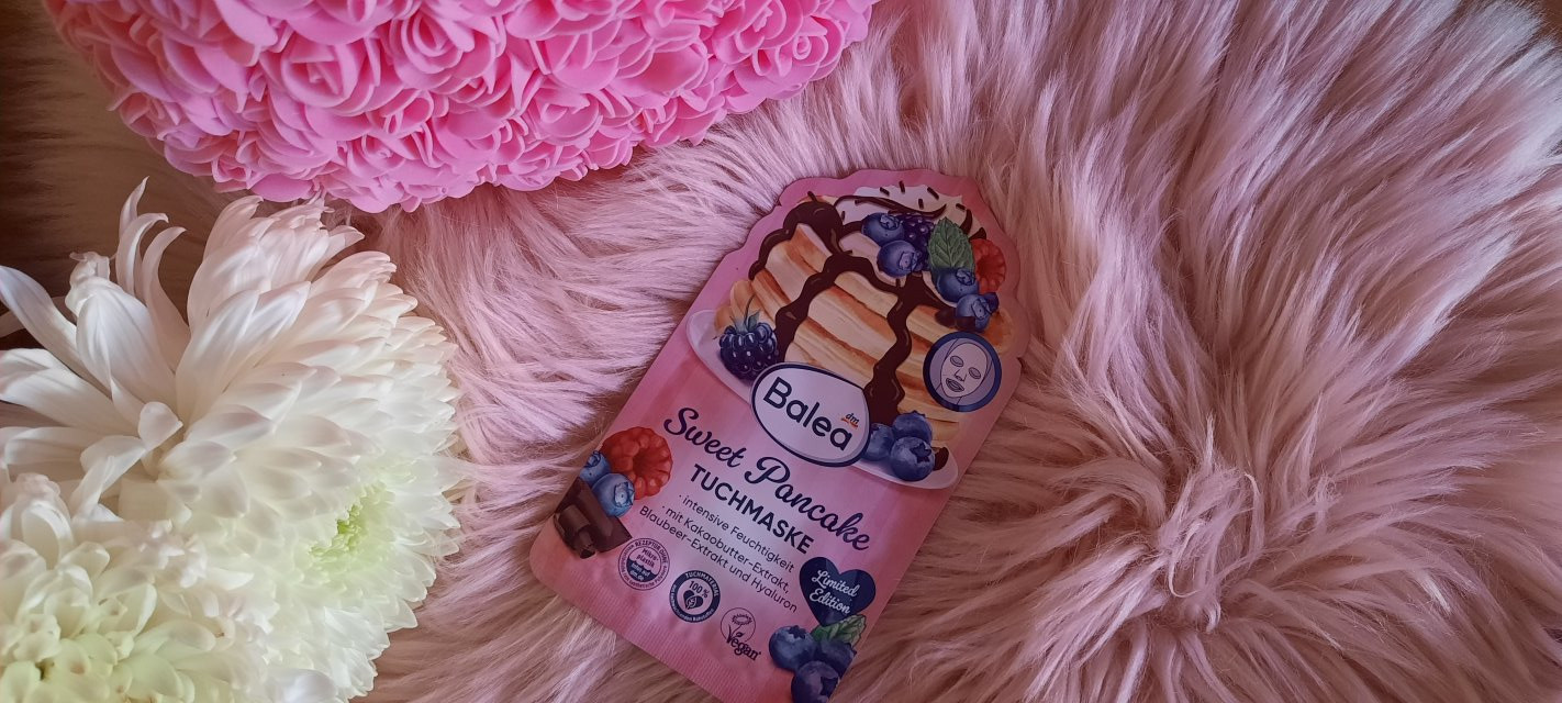 Balea Maseczka do twarzy w płacie, Sweet Pancake