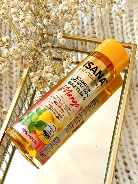 Isana Professional, Szampon do włosów, Bazylia & Mango