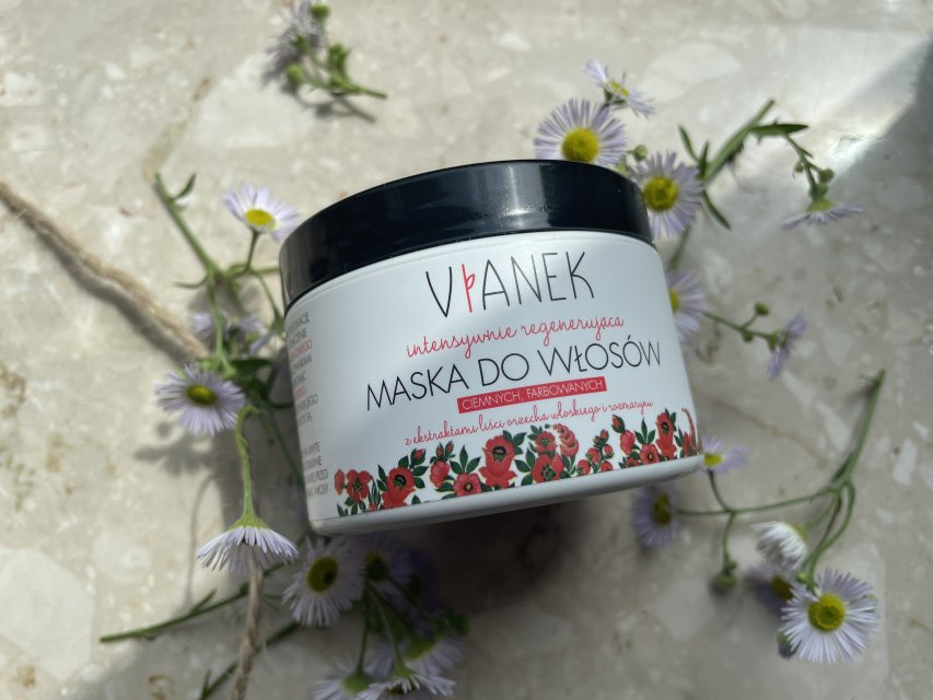 Sylveco Vianek, Maska do włosów, Seria czerwona, Intensywnie regenerująca, Do włosów ciemnych, farbowanych