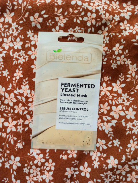 Bielenda Fermented Yeast, Maseczka do twarzy, Sebum Control, Normalizująca, Z bioaktywnym fermentem drożdżowym