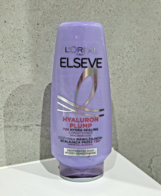 L'Oréal Elseve, Odżywka do włosów, Hyaluron Plump, Nawilżająco - scalająca, Włosy Odwodnione