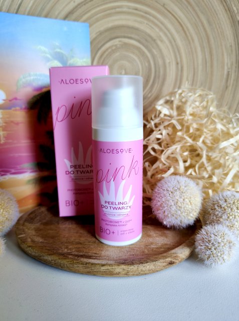 Sylveco Aloesove, Peeling do twarzy, Złuszcza i odnawia, Pink