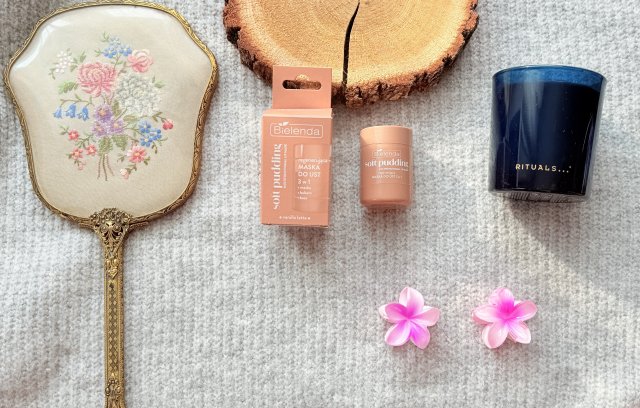 Bielenda Soft Pudding, Maska do ust, Regenerująca, 3 w 1, Vanilla Latte