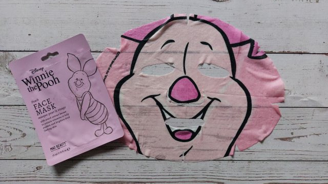 Mad Beauty Maska do twarzy w płacie, Disney, Winnie the Pooh, Peach, Piglet 