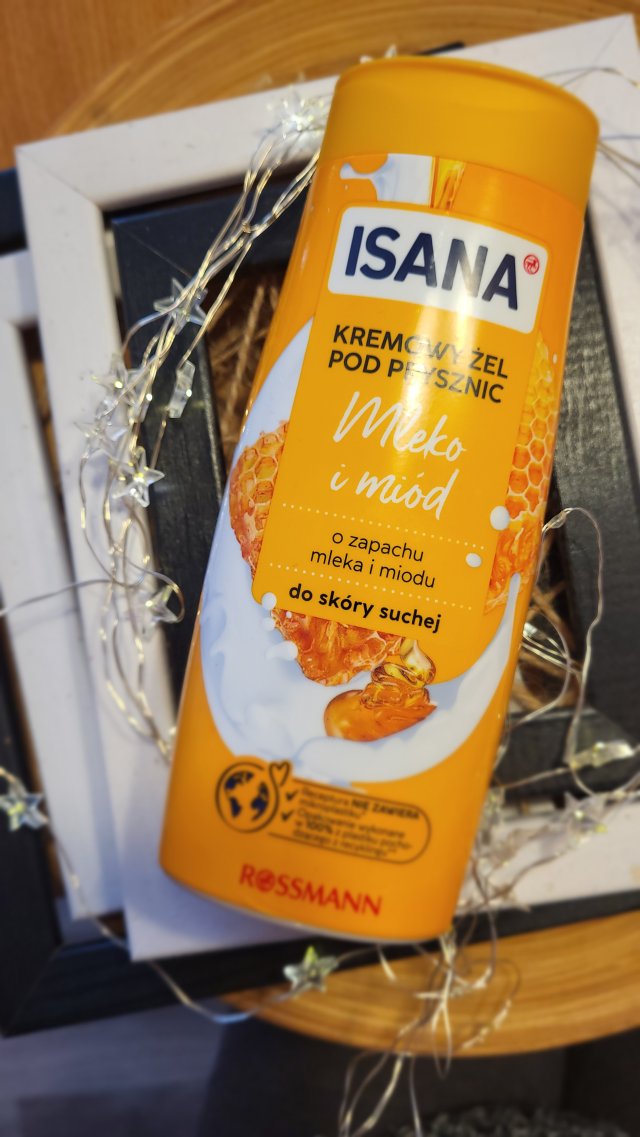 Isana Żel pod prysznic, Mleko i miód