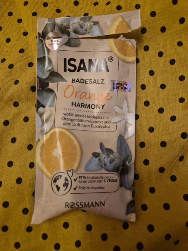 Isana Sól do kąpieli, Orange Harmony 