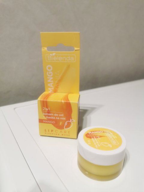 Bielenda Lip Care Sleeping Mask, Balsam do ust + maska, Na noc, Mango Mania
