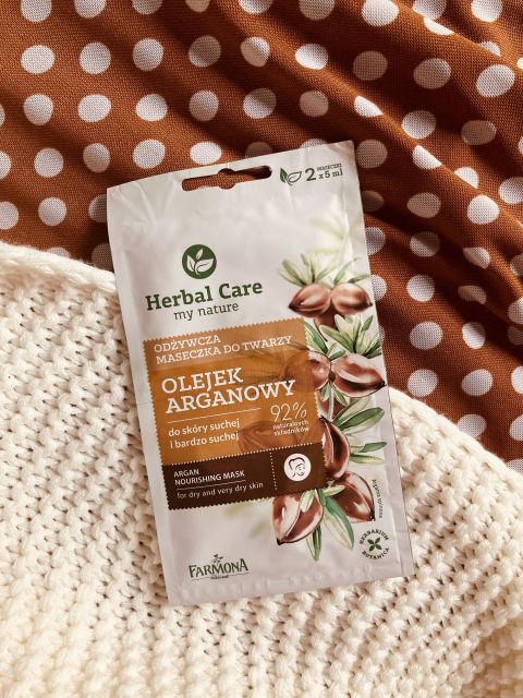 Farmona Maseczka do twarzy, Odżywcza, Skóra sucha i bardzo sucha, Olejek Arganowy