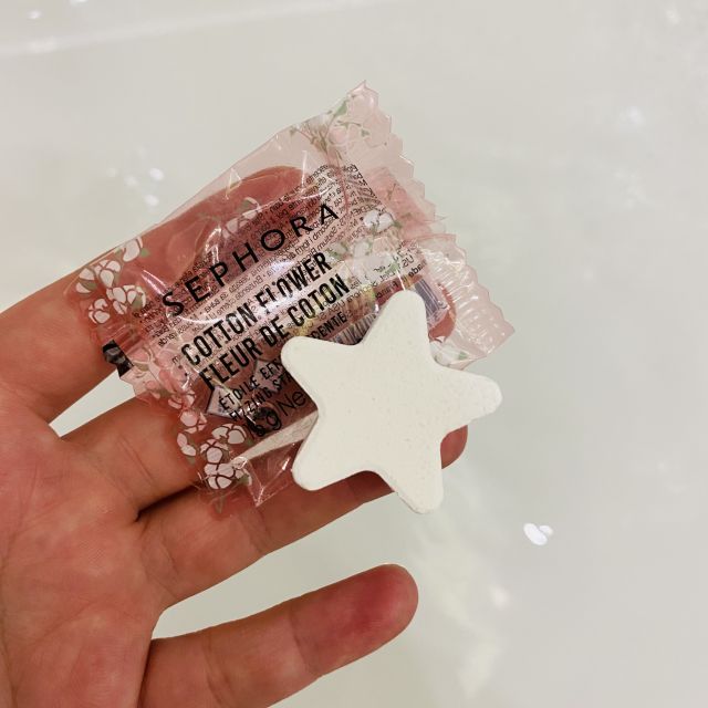 Sephora Kostka musująca do kąpieli, Cotton flower