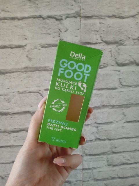 Delia Good Foot, Kulki musujące do kąpieli stóp